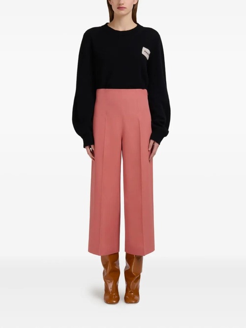 Marni virgin-wool high-waisted tailored trousers - Pink - zdjęcie produktu nr 2
