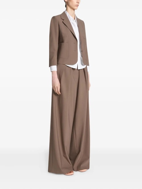 DRIES VAN NOTEN pleated trousers - Brown - zdjęcie produktu nr 2