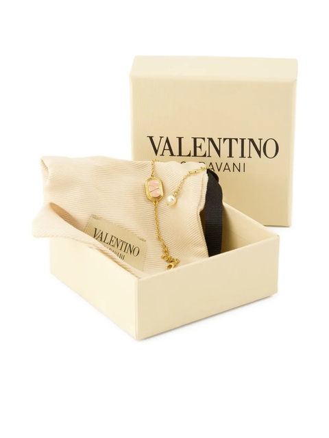 Valentino Garavani logo-detail bracelet - Gold - zdjęcie produktu nr 2