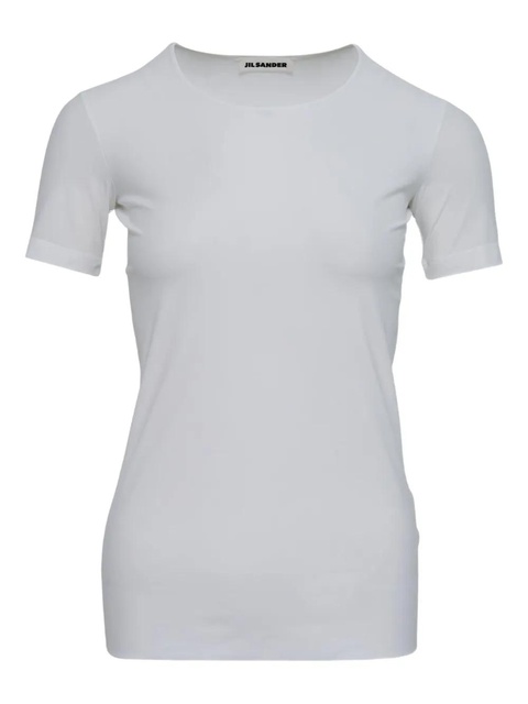 Jil Sander short-sleeves 2nd skin T-shirt - White - zdjęcie produktu nr 2