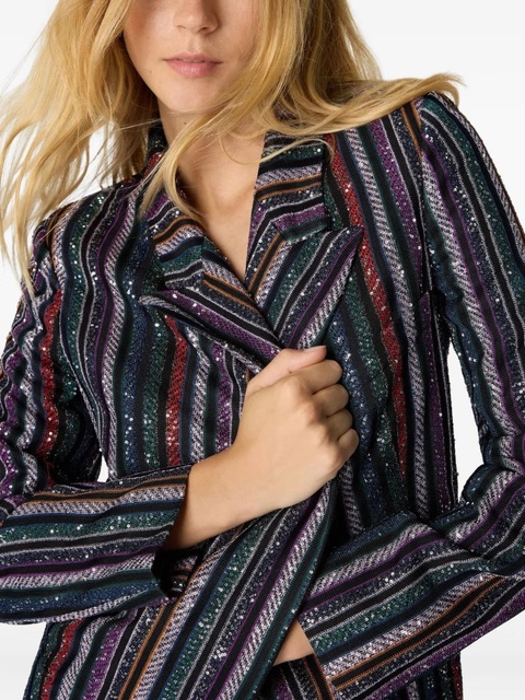 Missoni sequin-striped jacket - Blue - zdjęcie produktu nr 2