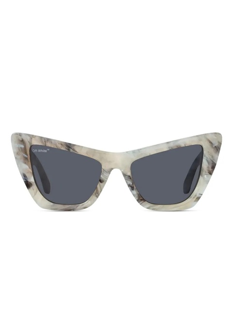 Off-White cat-eye full-rim sunglasses - Neutrals - zdjęcie produktu nr 1