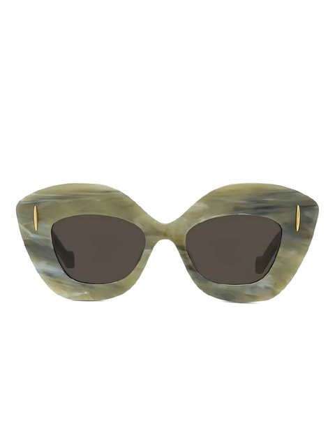 LOEWE cat-eye marble-pattern sunglasses - Green - zdjęcie produktu nr 1