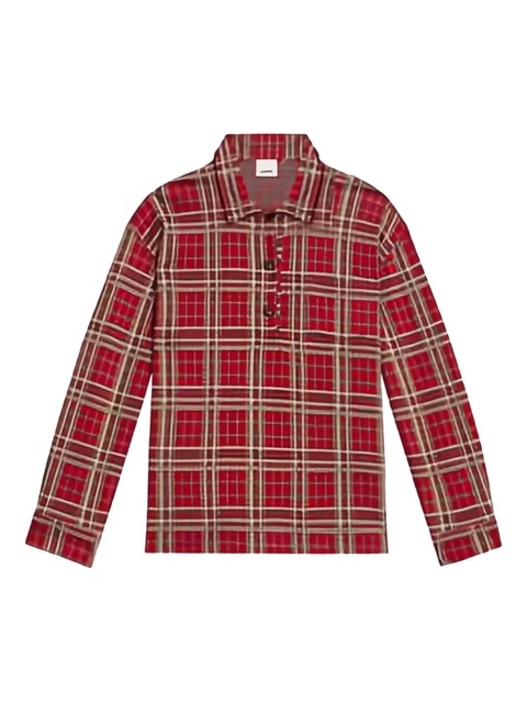 ISABEL MARANT Bruna checked cotton shirt - Red - zdjęcie produktu nr 1