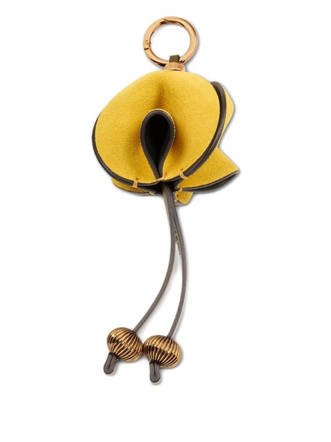 ETRO flower-shaped leather charm - Black - zdjęcie produktu nr 1