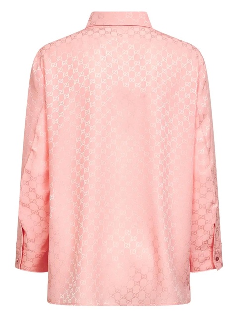 Gucci jacquard button shirt - Pink - zdjęcie produktu nr 1