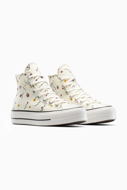 Converse trampki Chuck Taylor All Star Lift kolor biały A15536C - zdjęcie produktu nr 2