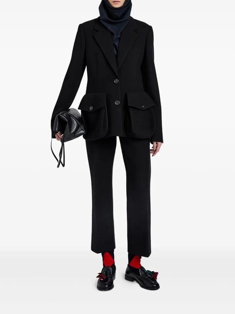Proenza Schouler flap-pockets buttoned blazer - Black - zdjęcie produktu nr 1