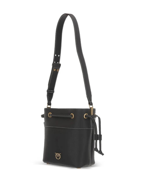 PINKO leather shoulder bag - Black - zdjęcie produktu nr 2