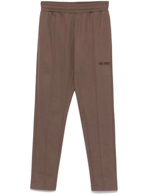 The Attico logo-appliqué sweatpants - Brown - zdjęcie produktu nr 1