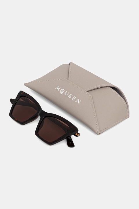 Alexander McQueen okulary przeciwsłoneczne damskie kolor brązowy AM0536S - zdjęcie produktu nr 2
