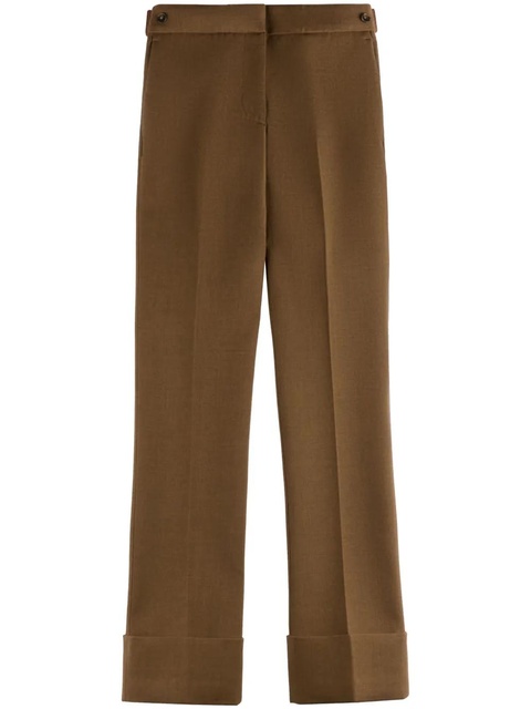 Tod's pressed-crease straight trousers - Brown - zdjęcie produktu nr 1