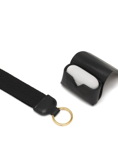 Lanvin logo-print AirPods case - Black - zdjęcie produktu nr 1