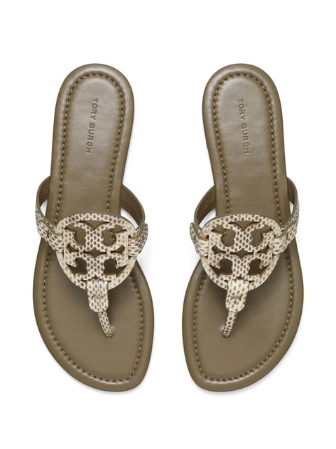 Tory Burch Miller leather sandals - Neutrals - zdjęcie produktu nr 2