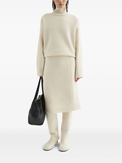 Jil Sander wrap midi skirt - Neutrals - zdjęcie produktu nr 2