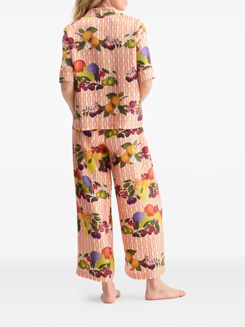 ERES Canelle fruit-print striped pyjama bottoms - Pink - zdjęcie produktu nr 1