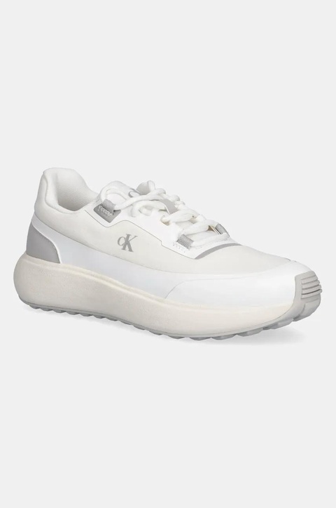 Calvin Klein Jeans sneakersy ATHLEISURE RUNNER LACEUP NT damskie kolor biały YW0YW01823 - zdjęcie produktu nr 1