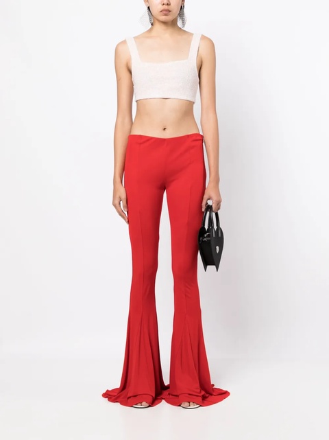 Blumarine stretch-jersey flared trousers - zdjęcie produktu nr 2
