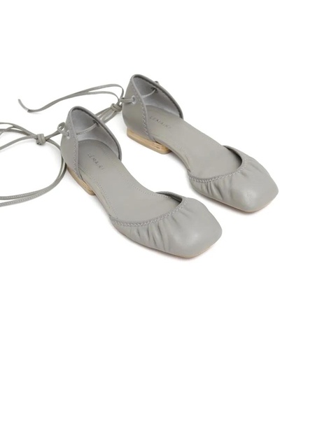 LEMAIRE leather ballet flats - Grey - zdjęcie produktu nr 2