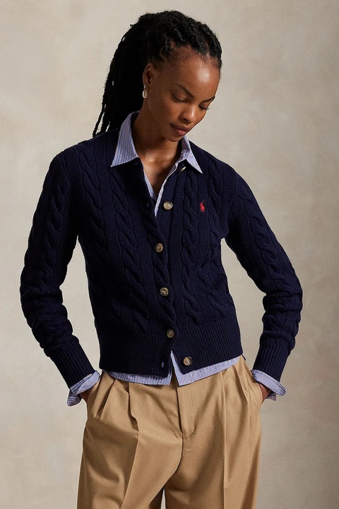 Polo Ralph Lauren sweter damski kolor granatowy 211972104 - zdjęcie produktu nr 1