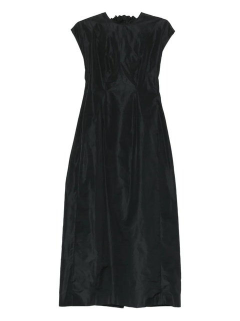 Simone Rocha cap-sleeve taffeta dress - Black - zdjęcie produktu nr 1