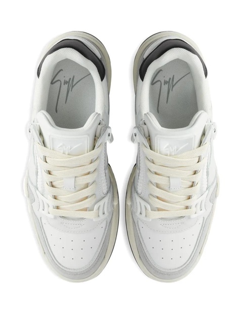 Giuseppe Zanotti Gz ghost zip-detail sneakers - White - zdjęcie produktu nr 1