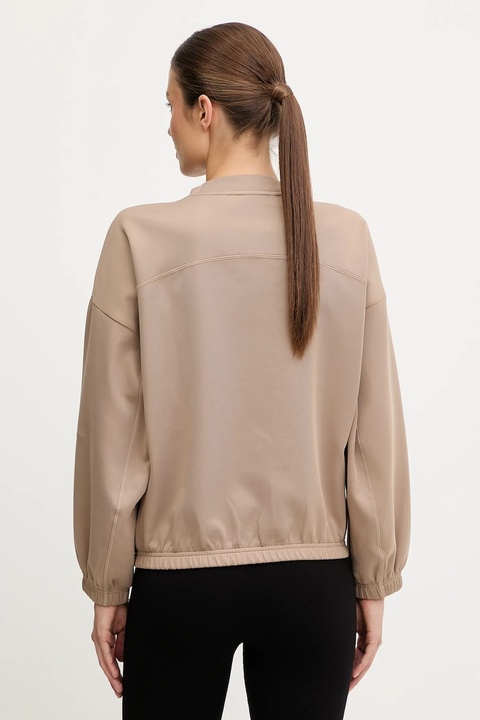 adidas Performance bluza do jogi Motion damska kolor beżowy gładka JM4490 - zdjęcie produktu nr 1