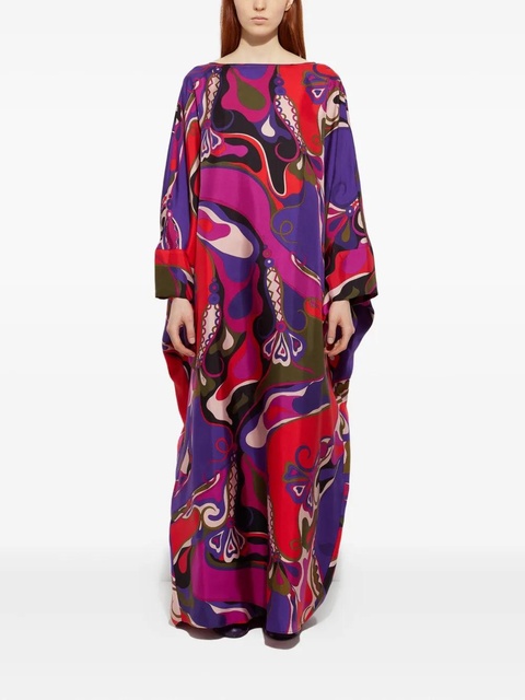PUCCI Orchidee-print maxi dress - Purple - zdjęcie produktu nr 2