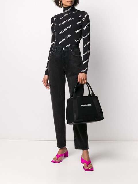 Balenciaga Small Cabas tote bag - Black - zdjęcie produktu nr 2