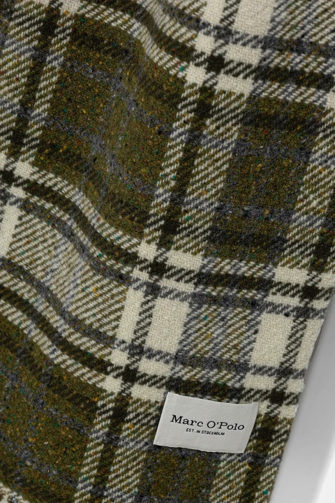 Marc O'Polo szalik z dodatkiem wełny damski kolor multicolor wzorzysty 509808702093 - zdjęcie produktu nr 2