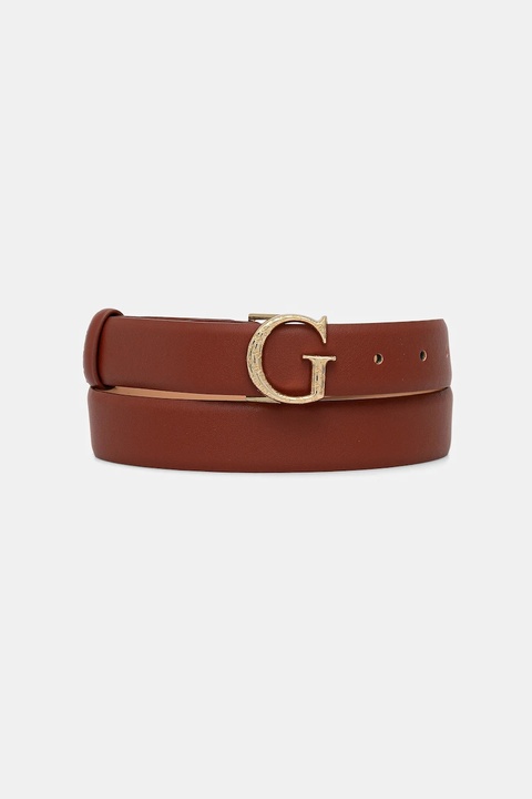 Guess pasek damski kolor czerwony BW9271 P5430 - zdjęcie produktu nr 1