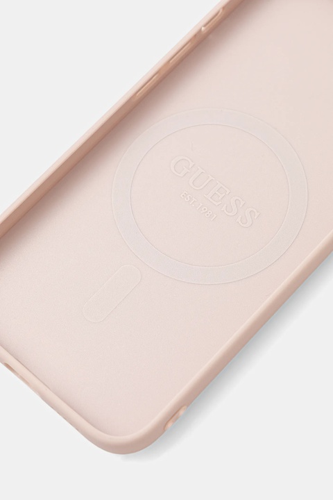 Guess etui na telefon iPhone 16e kolor różowy GUHMPSE4P4SM4MP - zdjęcie produktu nr 2