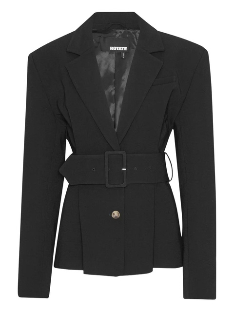 ROTATE BIRGER CHRISTENSEN belted blazer - Black - zdjęcie produktu nr 1