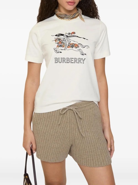 Burberry equestrian knight design cotton T-shirt - White - zdjęcie produktu nr 2
