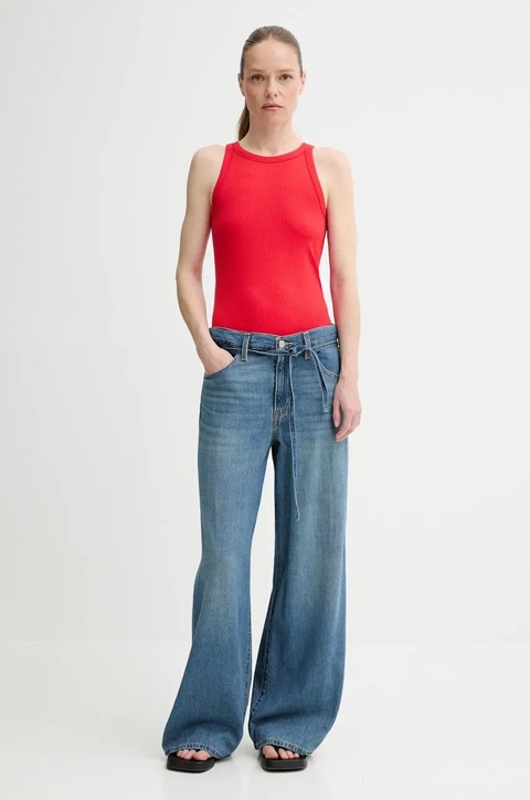 Levi's jeansy damskie medium waist XL STRAIGHT - zdjęcie produktu nr 2