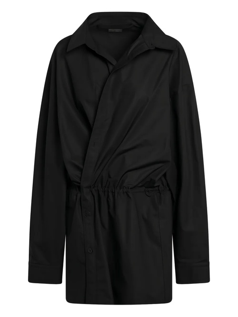 Balenciaga shirt-style mini dress - Black - zdjęcie produktu nr 1