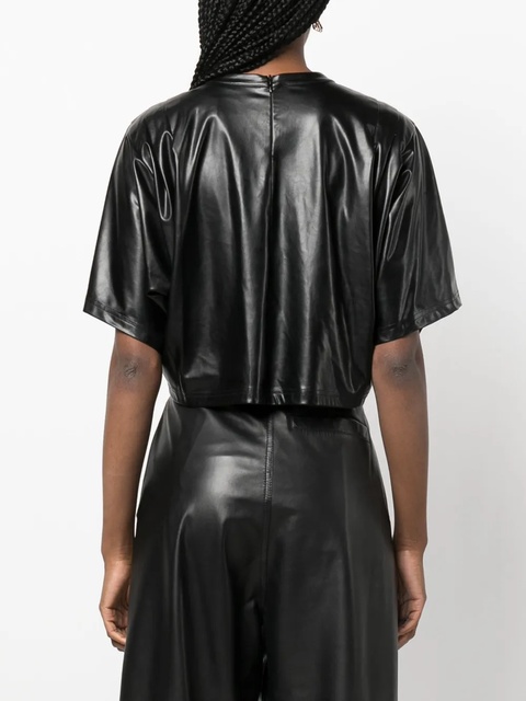 MARANT ÉTOILE Brooky crop top - Black - zdjęcie produktu nr 2