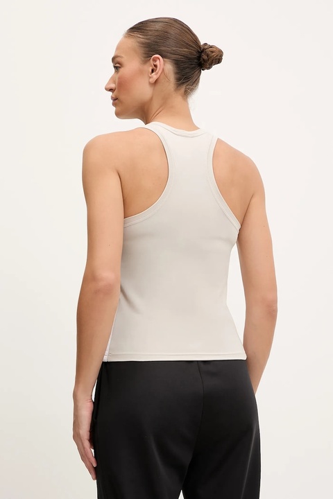 adidas Performance top treningowy Train Essentials kolor beżowy JE8696 - zdjęcie produktu nr 2