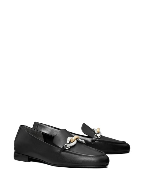 Tory Burch chain-link embellishment loafers - Black - zdjęcie produktu nr 1
