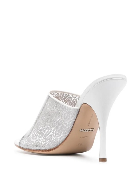 Missoni 125mm crochet-detail sandals - White - zdjęcie produktu nr 2