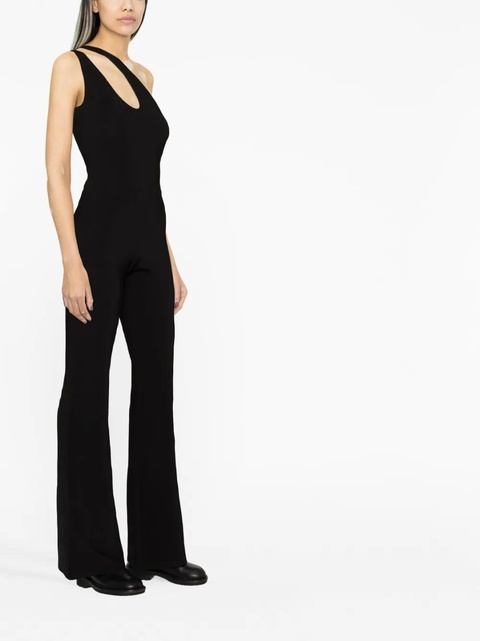 PINKO cut-out flared-leg jumpsuit - Black - zdjęcie produktu nr 2