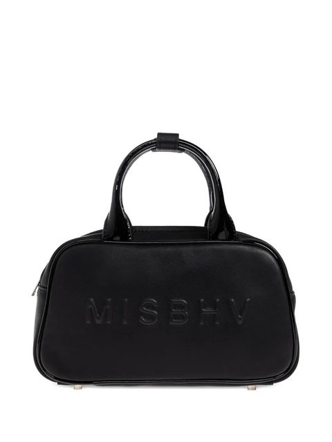 MISBHV embossed logo top-handle tote bag - Black - zdjęcie produktu nr 1