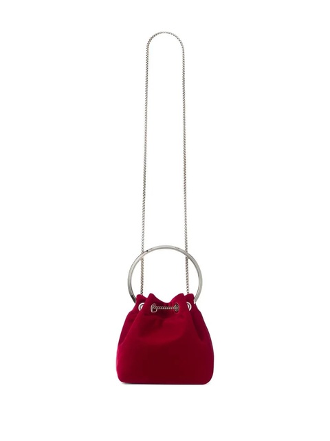 Jimmy Choo Bon Bon ring-top bucket bag - Red - zdjęcie produktu nr 2