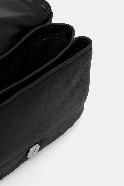 Karl Lagerfeld torebka skórzana kolor czarny A1W30175 - zdjęcie produktu nr 2