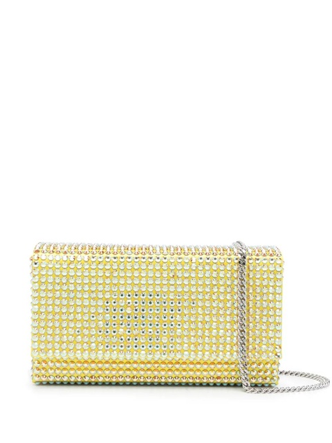 Amina Muaddi mini Paloma clutch bag - Yellow - zdjęcie produktu nr 1
