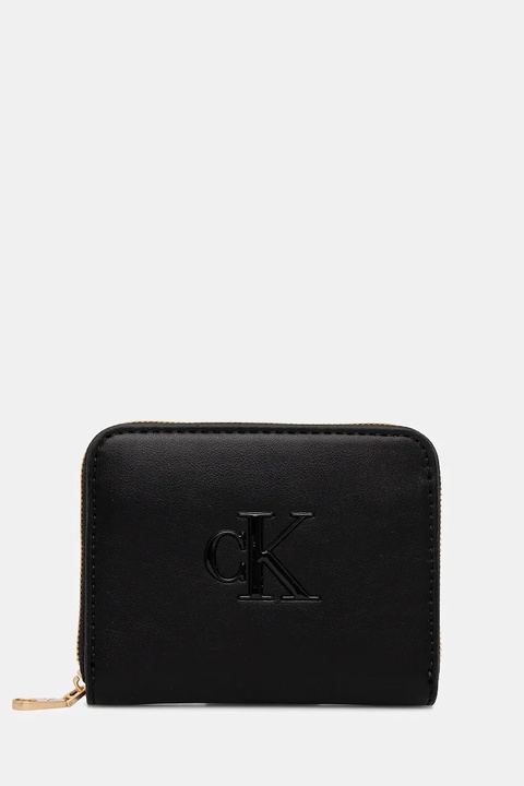 Calvin Klein portfel damski kolor czarny LV04F1026G - zdjęcie produktu nr 1