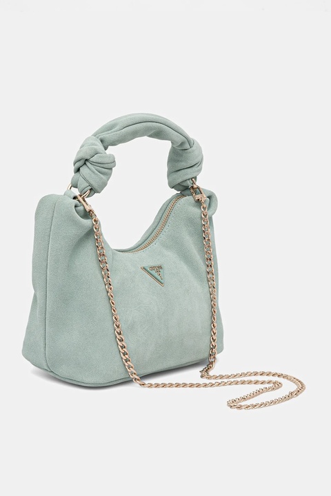 Guess torebka zamszowa ISOTTA kolor turkusowy HWSG96 60010 - zdjęcie produktu nr 2