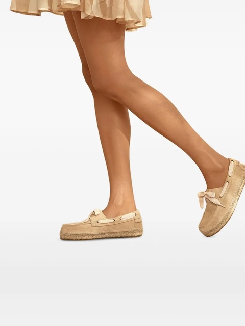 Manebi suede lace-up loafers - Neutrals - zdjęcie produktu nr 1