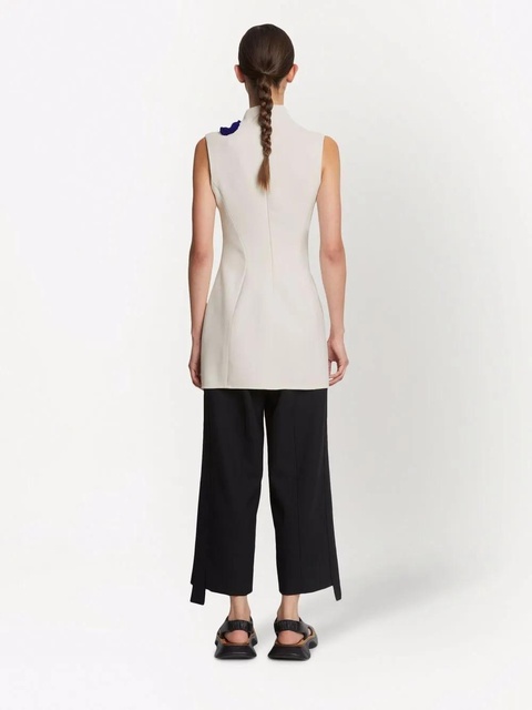 Proenza Schouler cut-out sleeveless top - White - zdjęcie produktu nr 2
