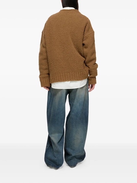 Acne Studios teddy-bear long-sleeve sweater - Brown - zdjęcie produktu nr 2